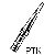 PTK7 Weller Soldering Iron Tip, Long Screwdriver Type.3/64" .047", 700&deg;