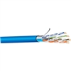 254245F West Penn CAT5E Ethernet Cable CMP Shielded F/UTP 1000ft. Blue