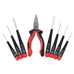 Wiha Tools 26190 Precision Screwdriver Set with Pliers