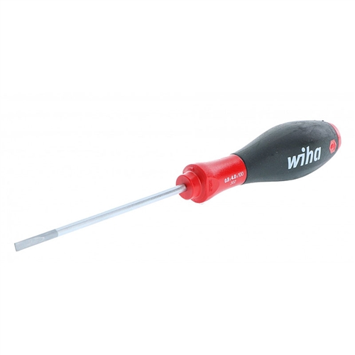 30215 Wiha Tools Precision Screwdriver, SoftFinish Slotted 4.0 x 100mm