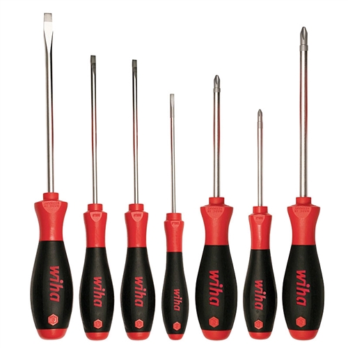 30278 Wiha Tools Soft Finish Slotted & Phillips 7 Piece Screwdriver Set