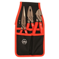 Wiha 32653 Tool Set, Pliers Cutters Combo Set 3 Piece