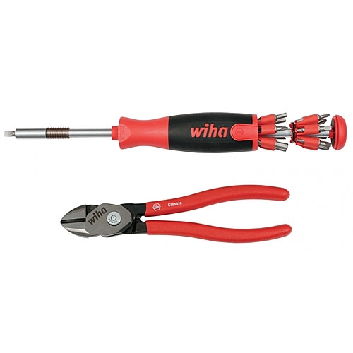 Wiha Ultra Driver Screwdriver & BiCut Compound Cutters 77786