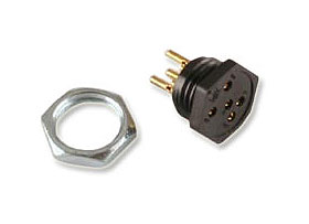 WIRE PRO 126-011<br>5 Position Circular Connector, Recepticle, Panel Mount