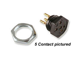 WIRE PRO 126-192<br>7 Position Circular Connector, Recepticle, Panel Mount