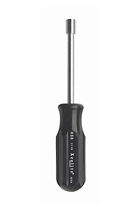 Xcelite HS-6V 3/16" x 3 1/8" Full Hollow Shaft Nutdriver, Black Handle