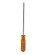 Xcelite R-1410V 1/4" x 10" Regular Round Blade Screwdriver, Amber Handle