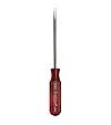 Xcelite R-183V 1/8" x 3" Round Blade Pocket Clip Style Screwdriver, Red Handle