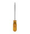 Xcelite R-184V 1/8" x 4" Regular Round Blade Screwdriver, Amber Handle