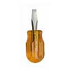 Xcelite S-141V 1/4" x 1 1/4" Square Blade Stubby Screwdriver, Amber Handle