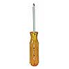 Xcelite X-101V No. 1 Phillips x 3" Round Blade Screwdriver, Amber Handle