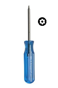 Xcelite XTD-8TP T-8 x 3" Screwdriver for Tamper-proof TorxHead Screws