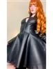 MISFITZ LEATHER LOOK MISTRESS SKATER DRESS