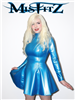 Misfitz sexy latex skater dress.