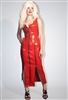 Misfitz latex zipper bondage dress.