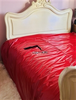 Misfitz deluxe black PVC SUPER KING size bed sheet