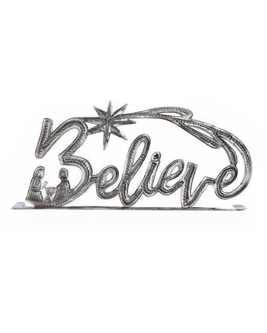 Believe Metal Art