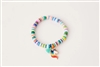Girls Isabella Bracelet - Multicolor with Unicorn Charm