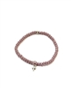 Gloria Bracelet - Lilac with Mini Cross