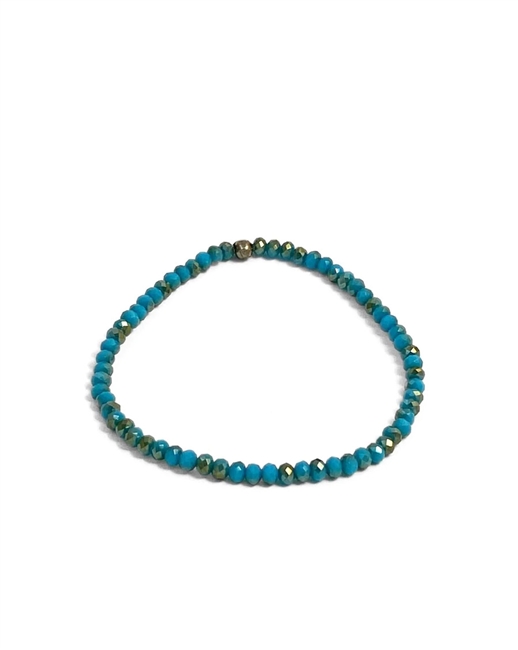 Gloria Bracelet - Blue & Bronze/Gold