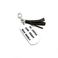 Recycled Aluminum Keychain - Do Justly