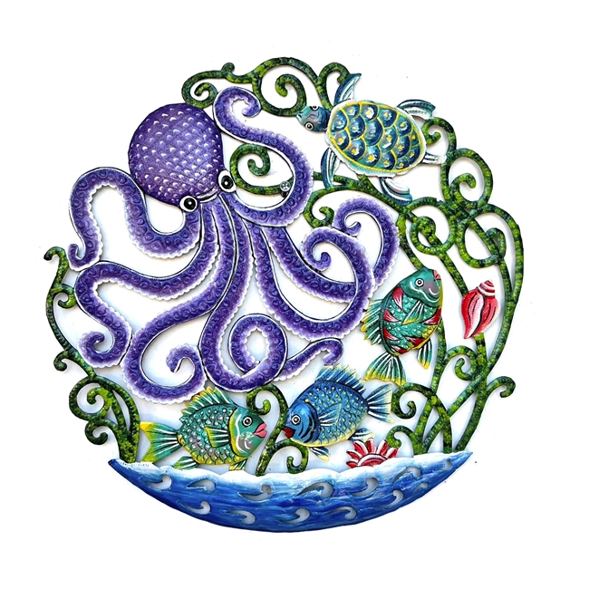 Octopus and Fishes