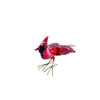 Standing Red Cardinal Metal Art