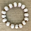 Simple Ceramic Bracelet - White