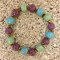 Simple Ceramic Bracelet Multicolor - Ocean