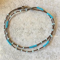 Morse Necklace - Turquoise