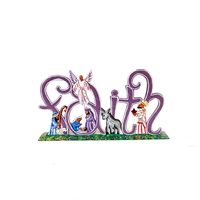 Faith Nativity - Painted