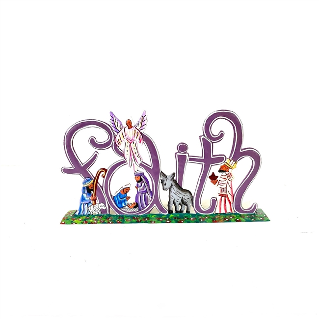Faith Nativity - Painted