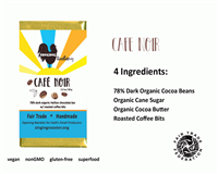 Cafe' Noir Chocolate Bars