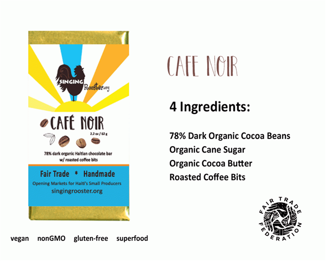 Cafe' Noir Chocolate Bars