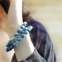 Bead Wrap Bracelet - Turquoise