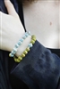 Slip on Bracelet Set - Blue and Green