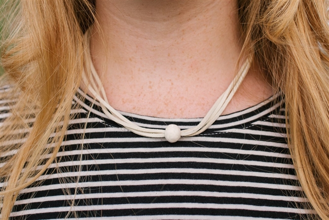 Kasoley Choker - Cream