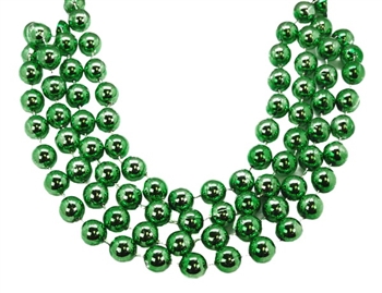 Case Of Beads 48" 18mm Green St. Patrick's 3 Dozen