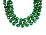 Case Of Beads 48" Large 22mm Green St. Patrick's 3 Dozen