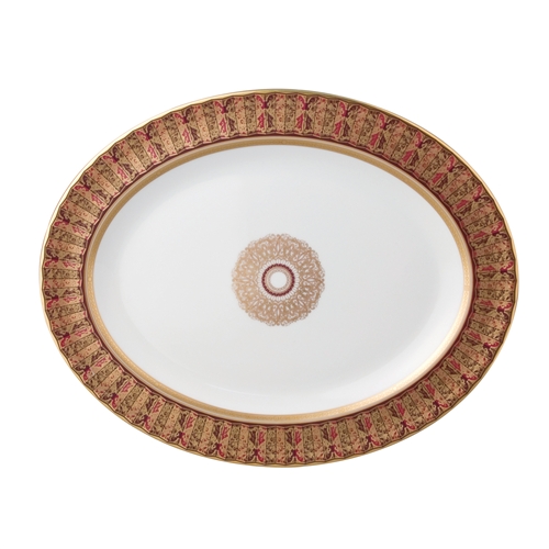 Bernardaud Incrustation Privilege Oval Platter Medium