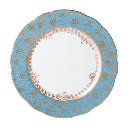 Bernardaud Eden Turquoise Dinner Plate - 10.2"