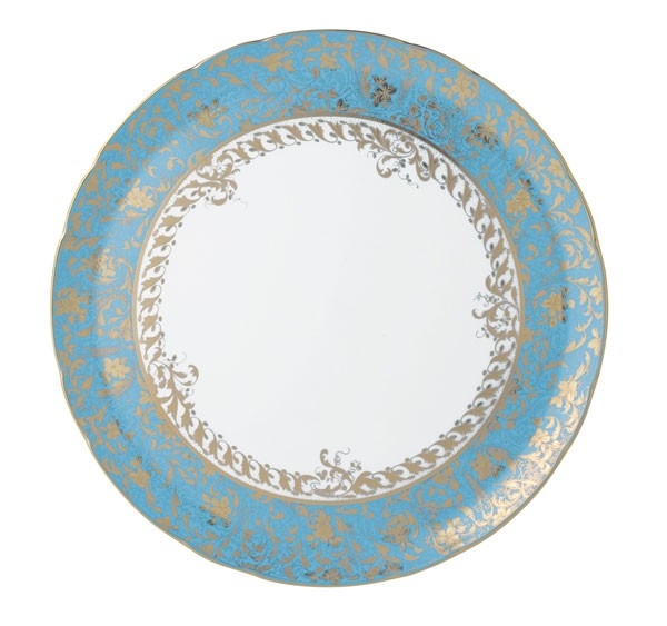 Bernardaud Eden Turquoise Tart Platter - Round