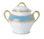 Bernardaud Eden Turquoise Sugar Bowl