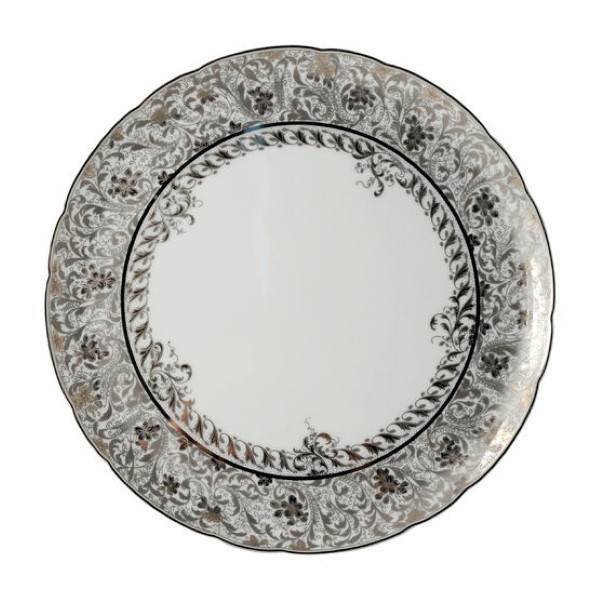 Bernardaud Eden Platinum Tart Platter - Round