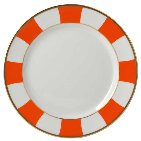 Bernardaud Galerie Royale Orange Salad Plate