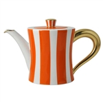 Bernardaud Galerie Royale Orange Coffee Pot