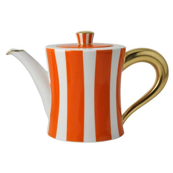 Bernardaud Galerie Royale Orange Coffee Pot