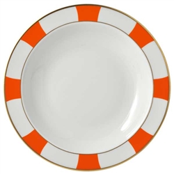 Bernardaud Galerie Royale Orange Deep Round Dish