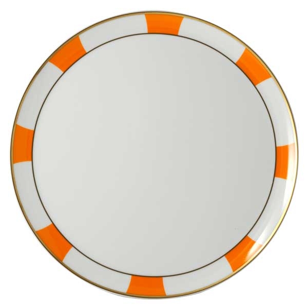 Bernardaud Galerie Royale Orange Tart Platter - Round