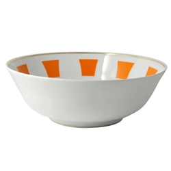 Bernardaud Galerie Royale Orange Salad Bowl